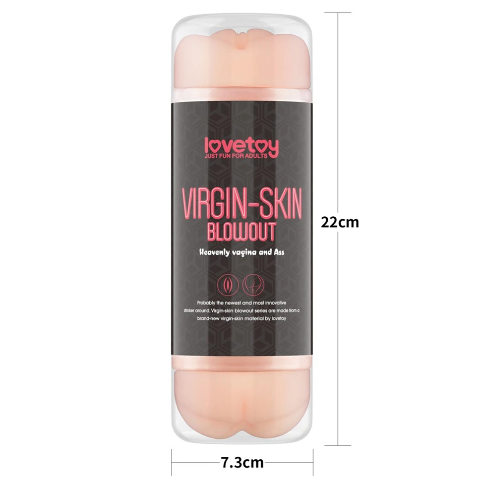 Virgin-skin Blowout Double Side Stroker Vagina and Ass