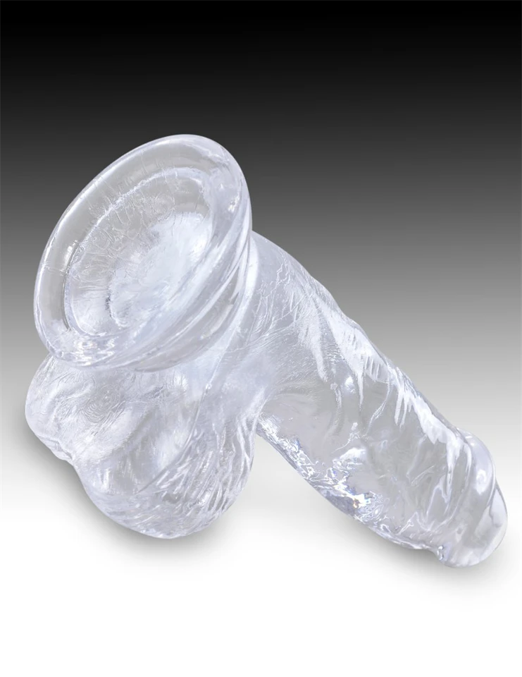 5" with balls Clear