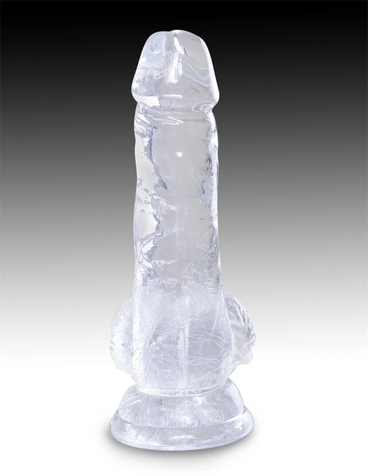 5" with balls Clear
