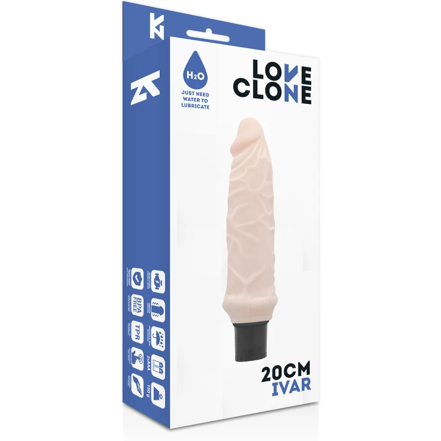 LOVECLONE IVAR ÖNSÍKOSÍTÓ VIBRÁTOR 20CM