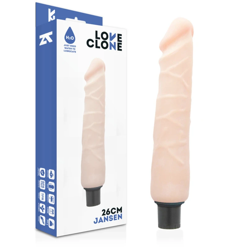 LOVECLONE JANSEN ÖNSÍKOSÍTÓ DONG NATÚR 26CM