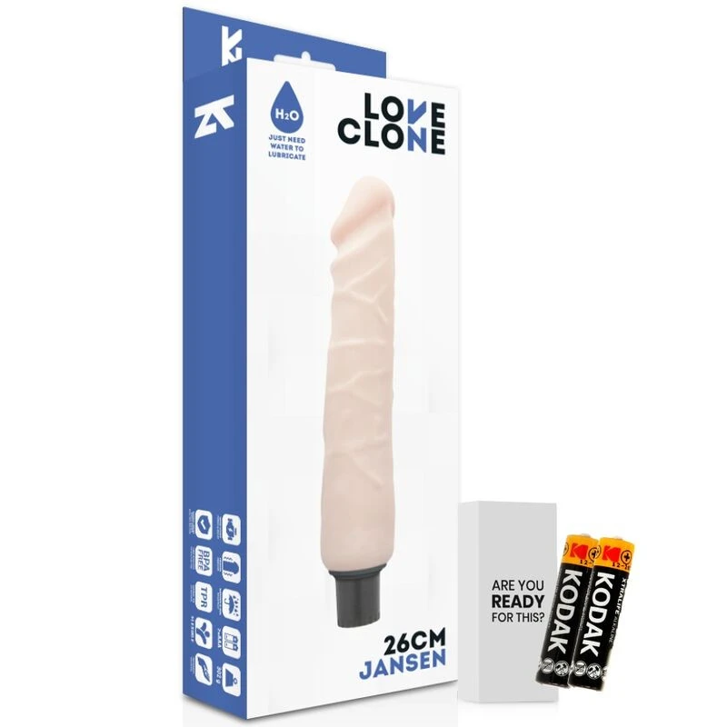 LOVECLONE JANSEN ÖNSÍKOSÍTÓ DONG NATÚR 26CM