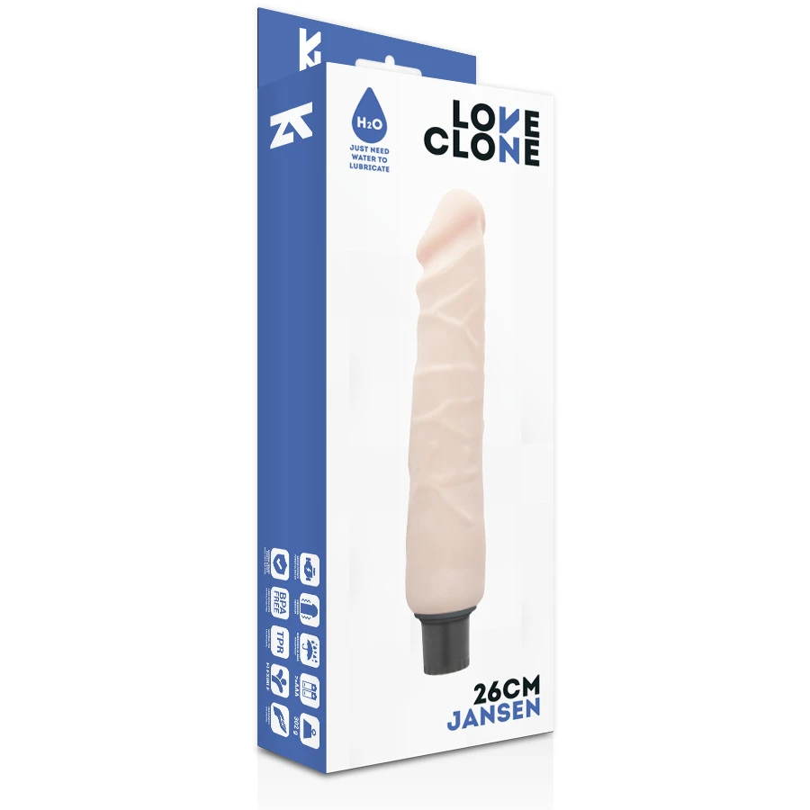 LOVECLONE JANSEN ÖNSÍKOSÍTÓ DONG NATÚR 26CM