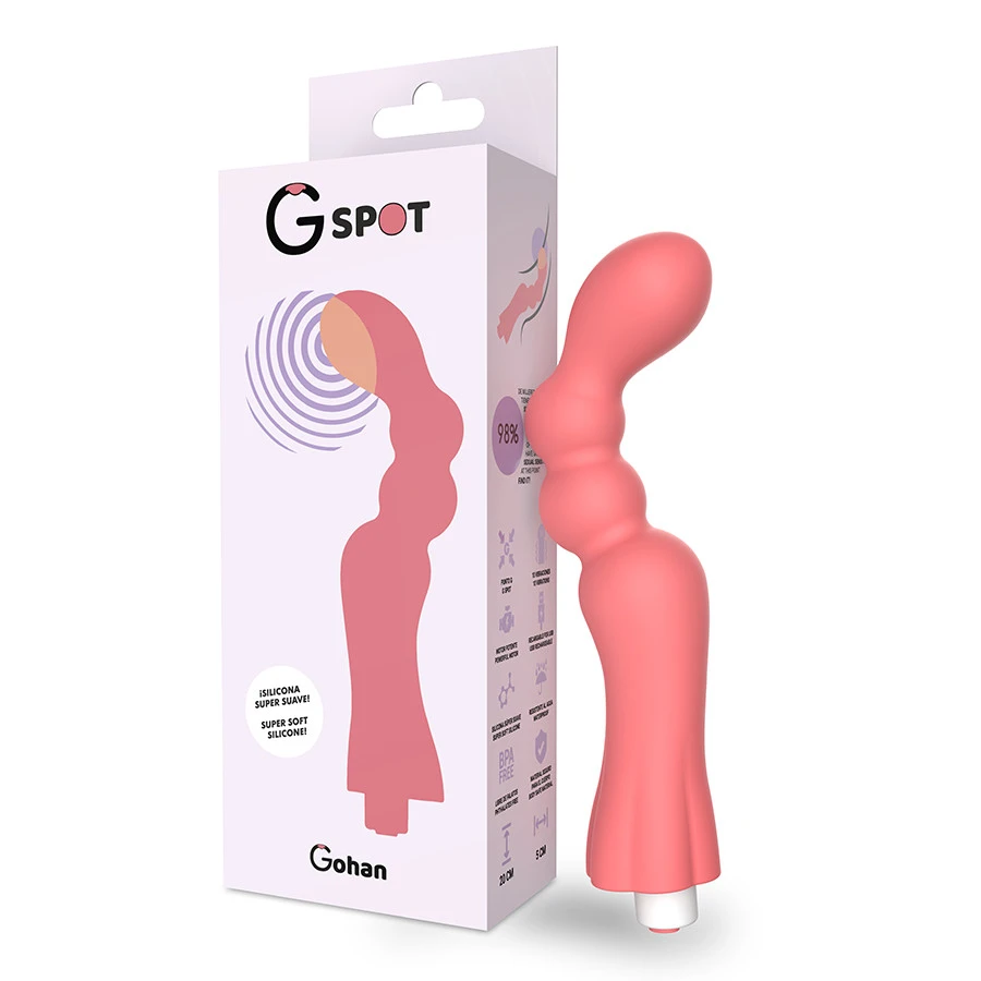 G-SPOT - GOHAH VIBRÁTOR VILÁGÍTÓ VÖRÖS