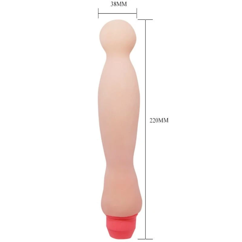 FLEXI VIBE ÉRZÉKI GERINC VIBRÁLÓ VIBRÁLÓ DILDÓ 22 CM