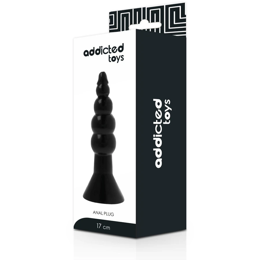 ADDICTED TOYS - ANÁLIS DUGÓ 17CM FEKETE