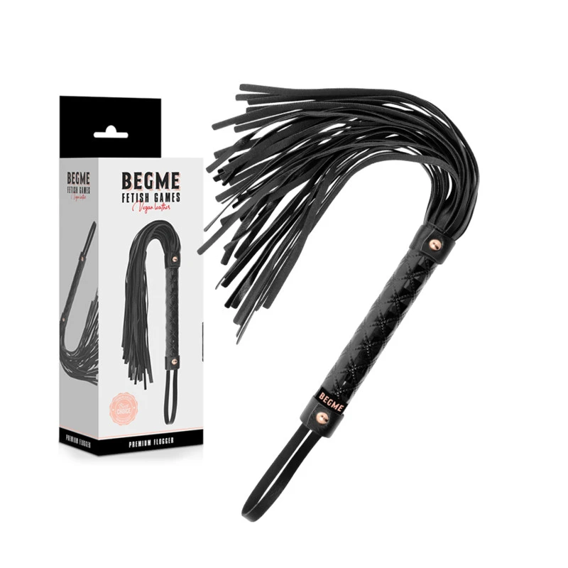 BEGME - BLACK EDITION VEGÁN BŐR FLOGGER