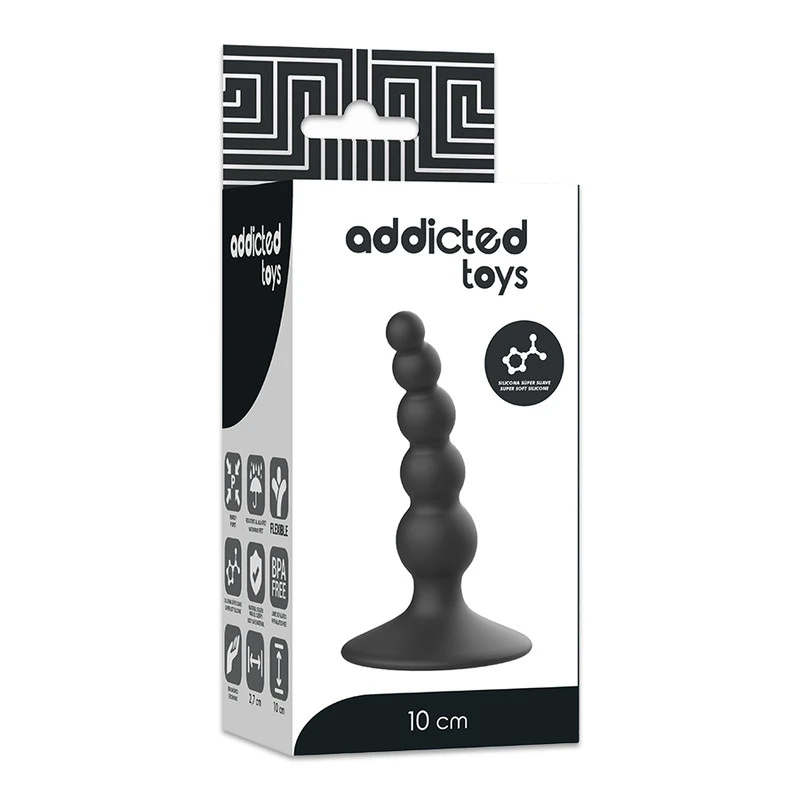 ADDICTED TOYS ANÁLIS SZEXUÁLIS DUGÓ 10CM FEKETE