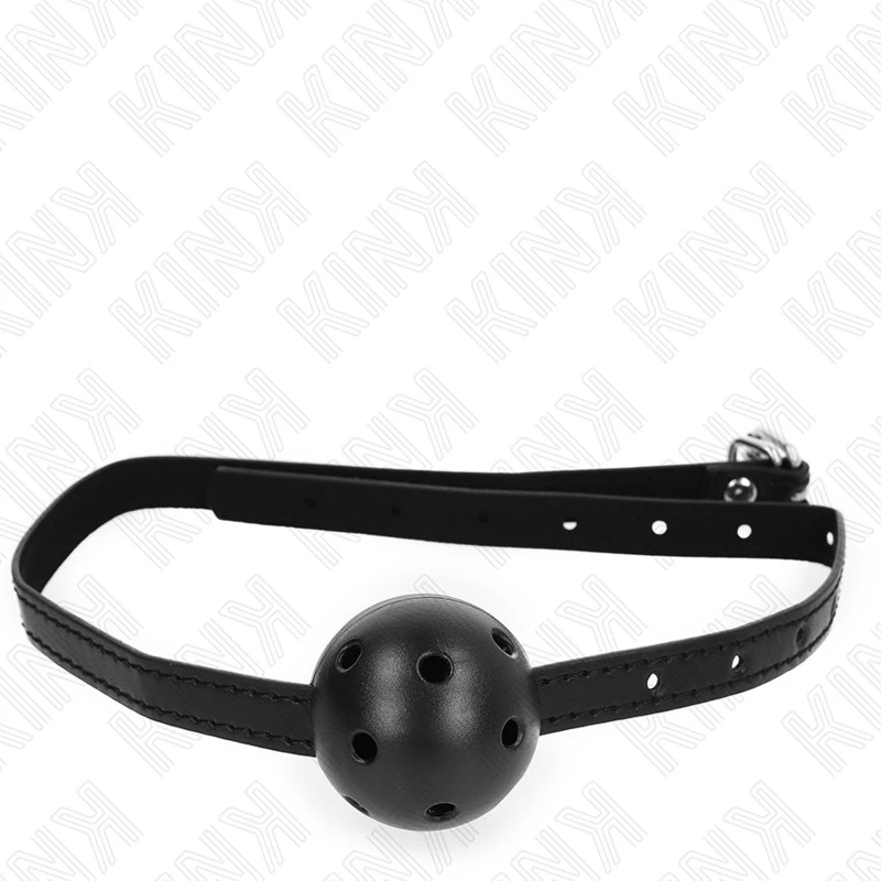 KINK - SIMPLICITY FEKETE BREATHABLE BALL 4,5 CM GAG 62 x 1,5 CM