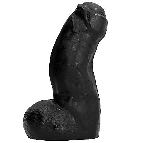 ALL BLACK - REALISZTIKUS DONG FEKETE 17 CM