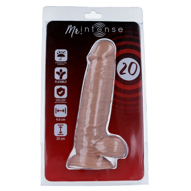 MR INTENSE - 20 REALISZTIKUS PÉNISZ 20 CM-O- 4.6CM