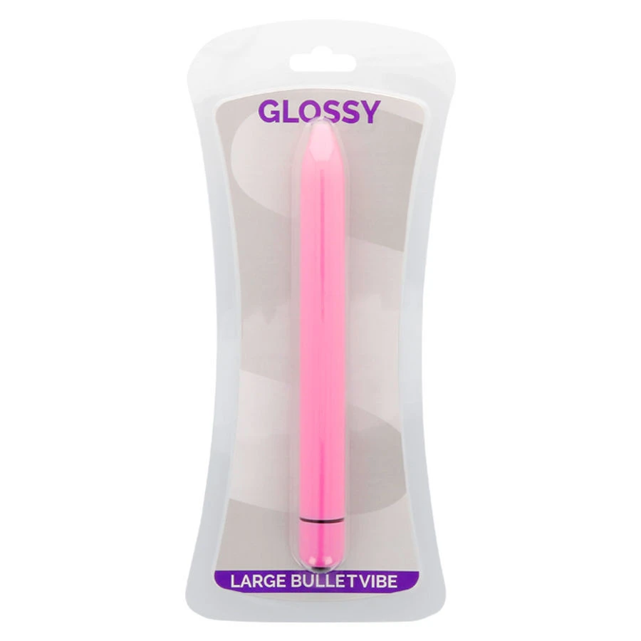 GLOSSY - VÉKONY VIBRÁTOR MÉLY RÓZSA VIBRÁTOR