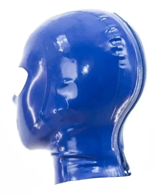 Blue Texie – latex maszk érzéki rejtélyhez