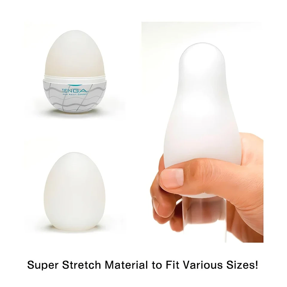 TENGA Egg Wavy II - maszturbációs tojás