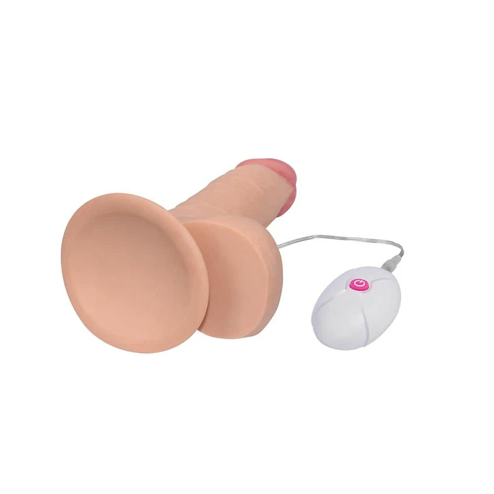 7.5" The Ultra Soft Dude - Vibrating Flesh