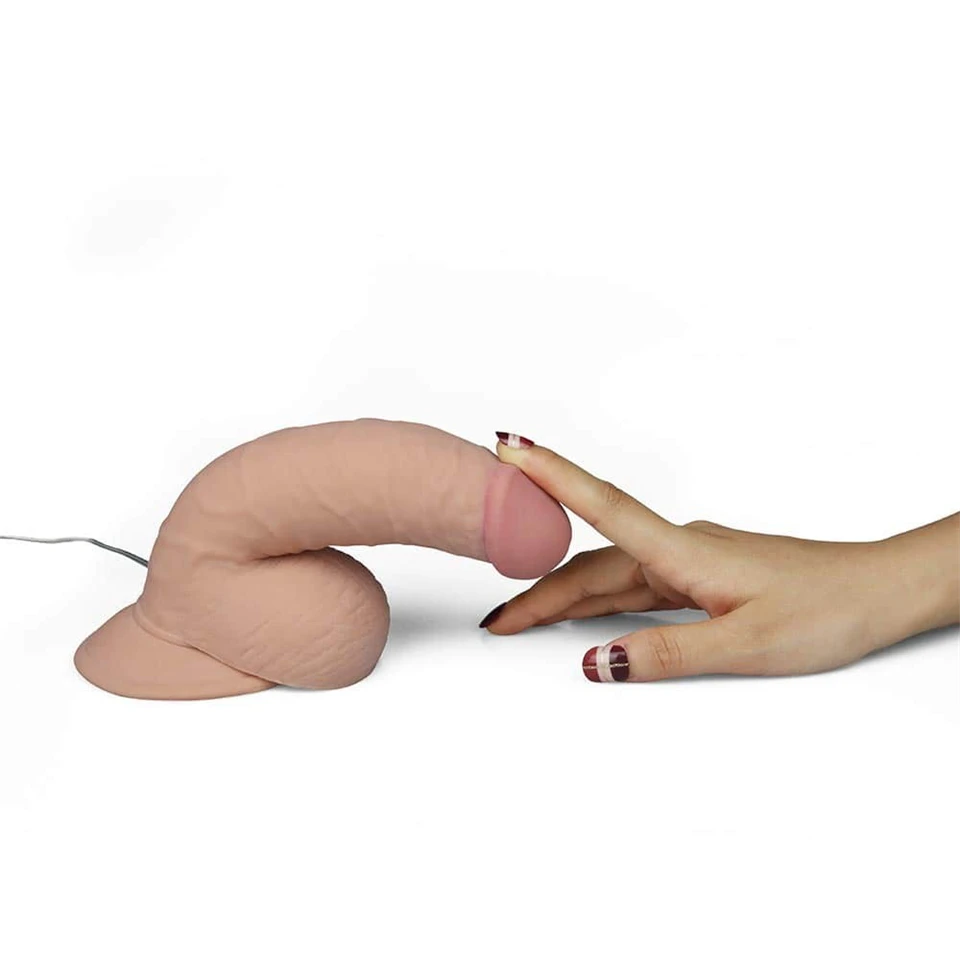 7.5" The Ultra Soft Dude - Vibrating Flesh