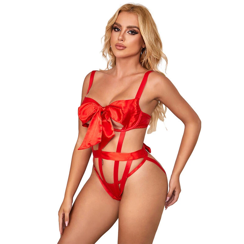 SUBBLIME - 954475 SZEXI ÁTTÖRT BODY MASNIVAL PIROS L/XL