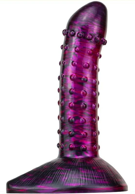 Dildo Fantasy Saperli 16 x 4.5cm lila-fekete