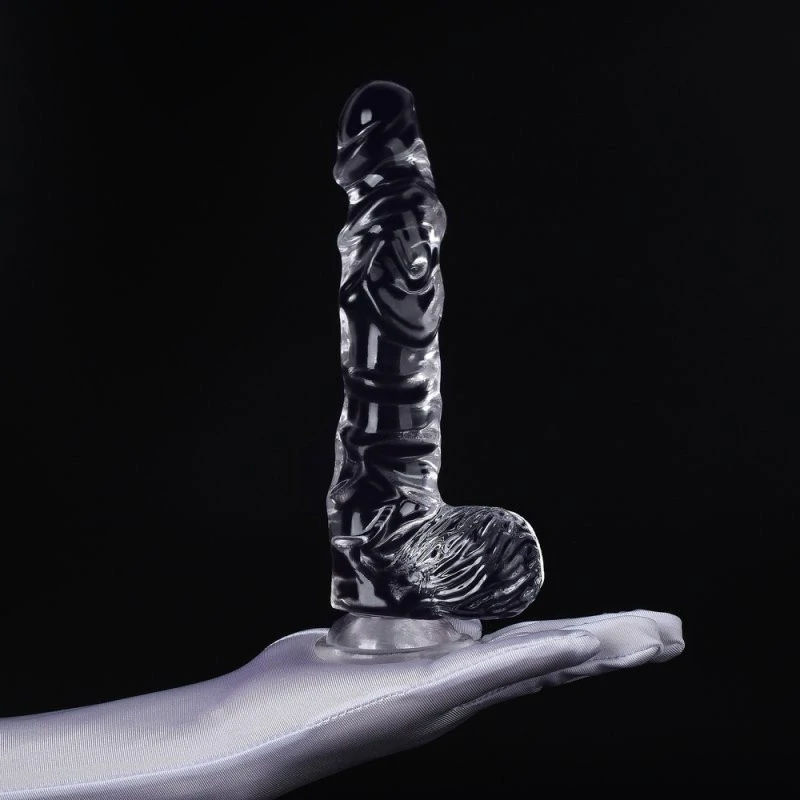 Dildick XL – átlátszó, nagyméretű dildó 19 x 5 cm