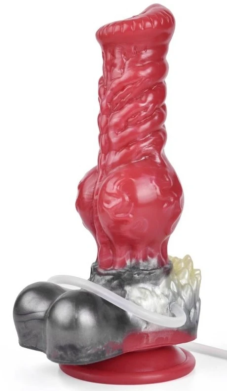 Dildo szőrös Ejakulátor Wolf Squirt S 16 x 6cm