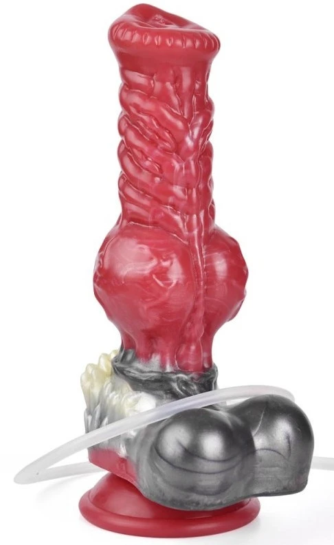 Dildo szőrös Ejakulátor Wolf Squirt S 16 x 6cm