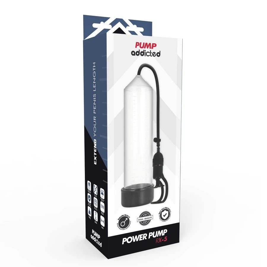 PUMPA ADDICTED - RX5 PÉNISZPUMPA ÁTLÁTSZÓ