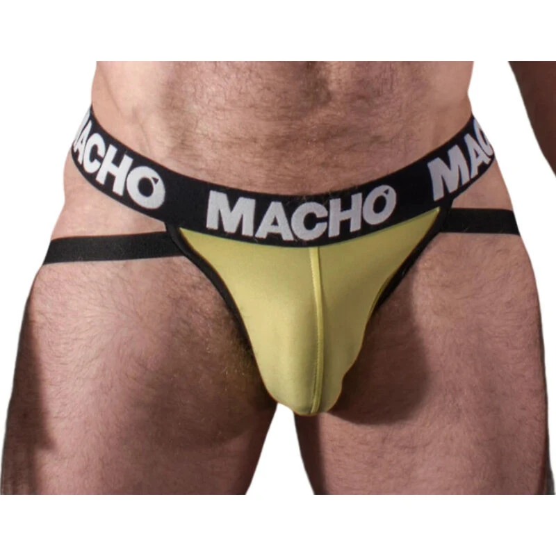 MACHO - MX25A JOCK LYCRA SÁRGA M