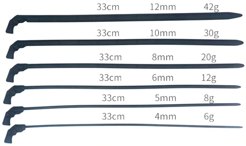 GUN STYLE – szilikon húgycső ingerlő rúd 32 cm