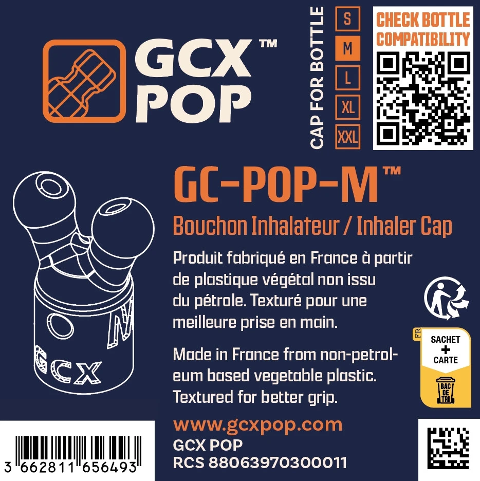 Aroma inhalátor sapka GC-POP™ M méret