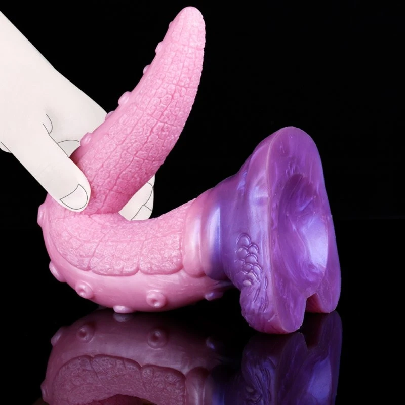 Dildo Pinky Tentacle 25 x 5.5cm rózsaszín-lila