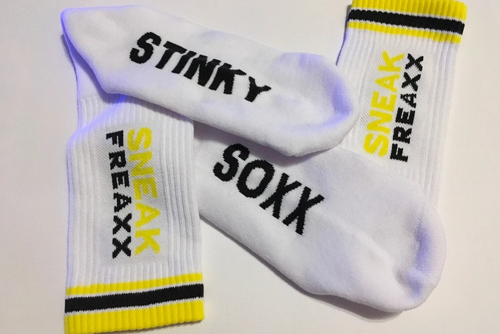 STINKY SOXX zokni Fehér-sárga