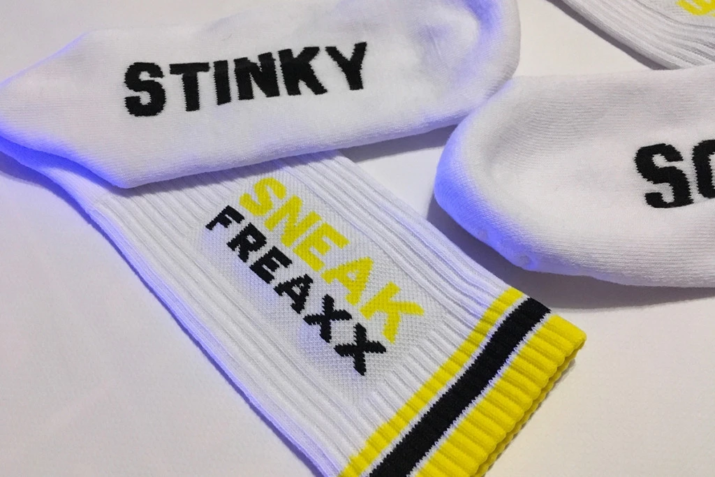 STINKY SOXX zokni Fehér-sárga