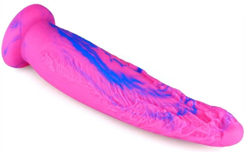 Dildo Koal 25 x 6cm rózsaszín-kék