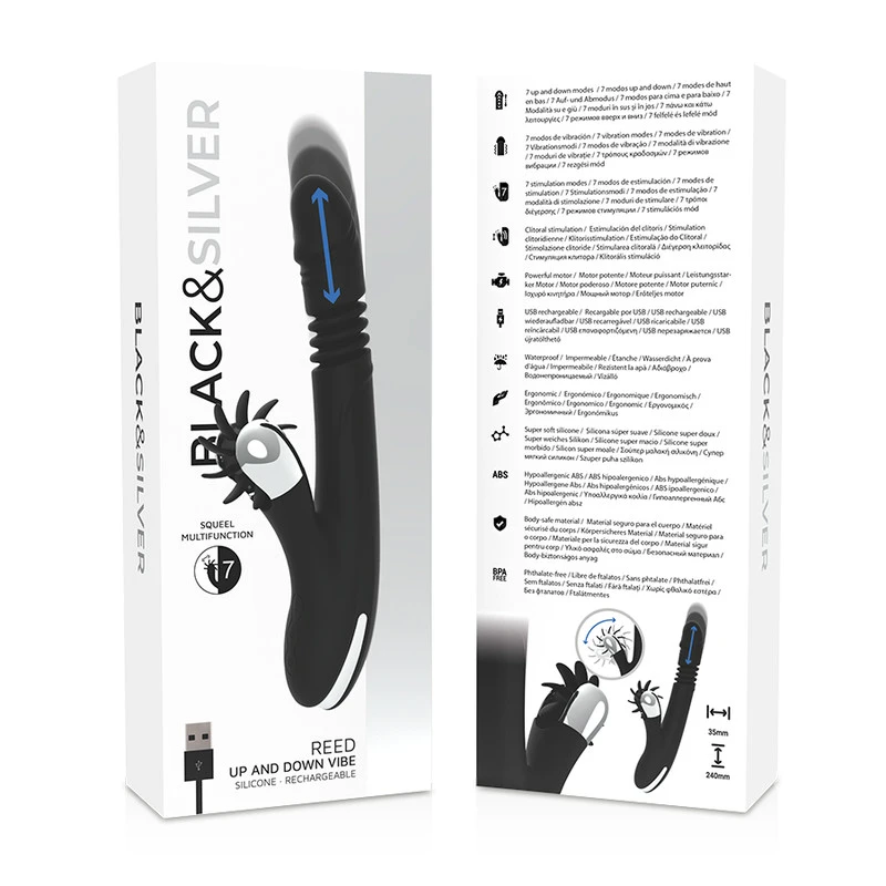 BLACK&SILVER- BUNNY REED UP & DOWN VIBE
