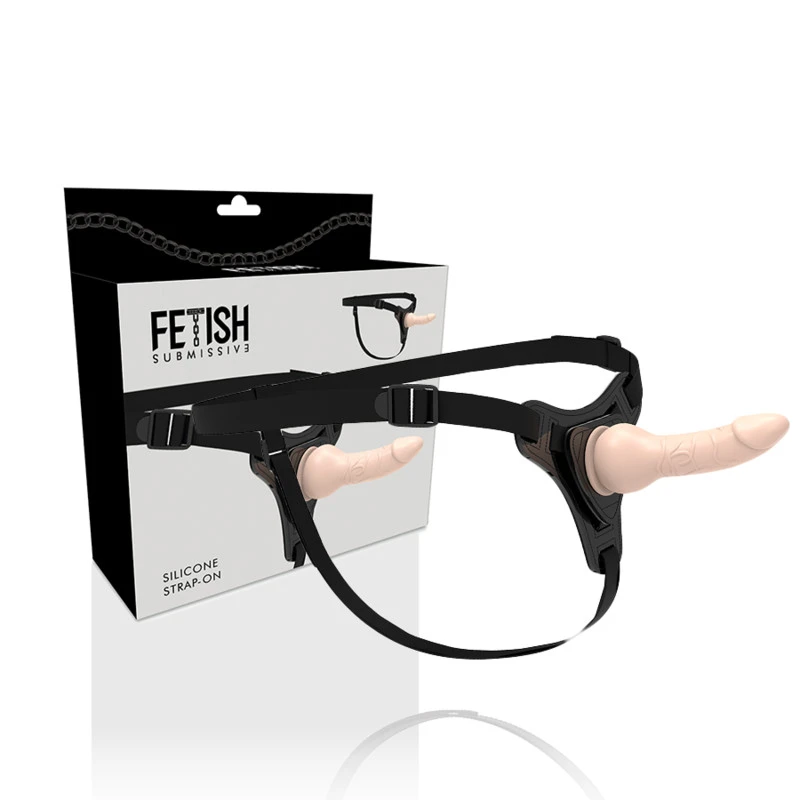 FETISH SUBMISSIVE FELCSATOLHATÓ - NATÚR VALÓSÁGHŰ SZILIKON 16 CM