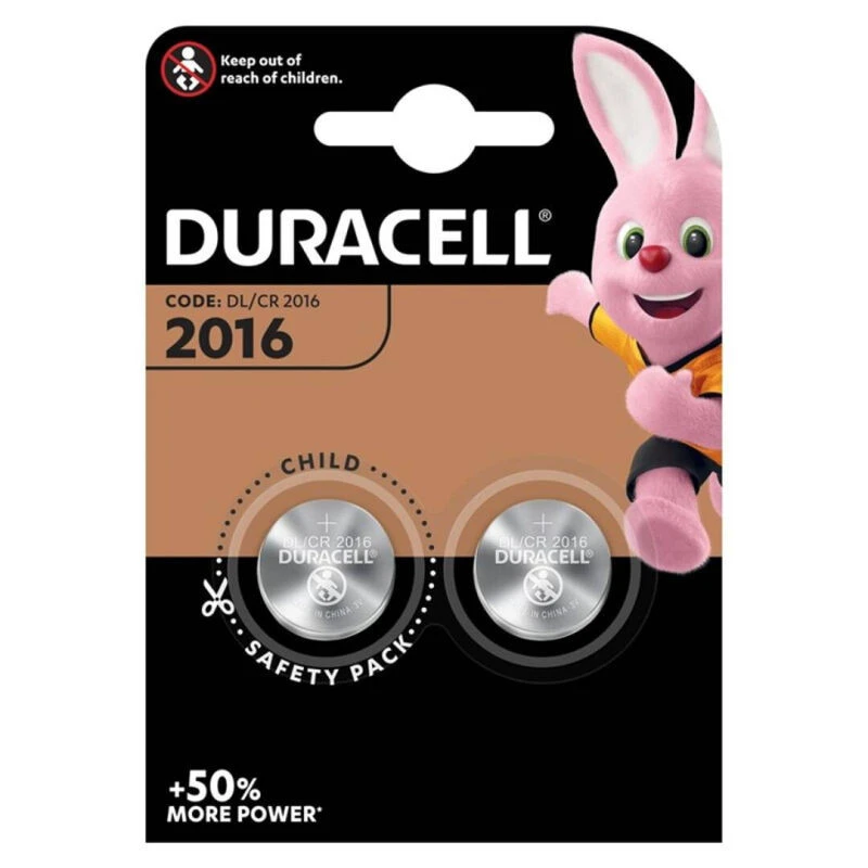 DURACELL - GOMBELEM LITIO CR2016 3V 2 DB 2 DB