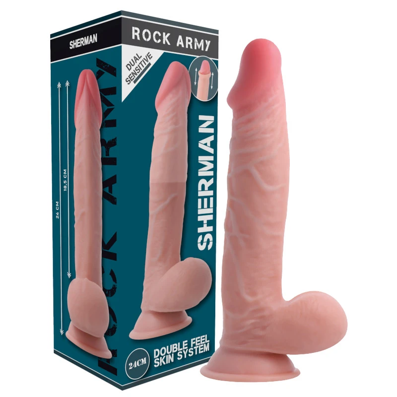 ROCKARMY - HÁM + KETTŐS SŰRŰSÉGŰ SHERMAN 24CM