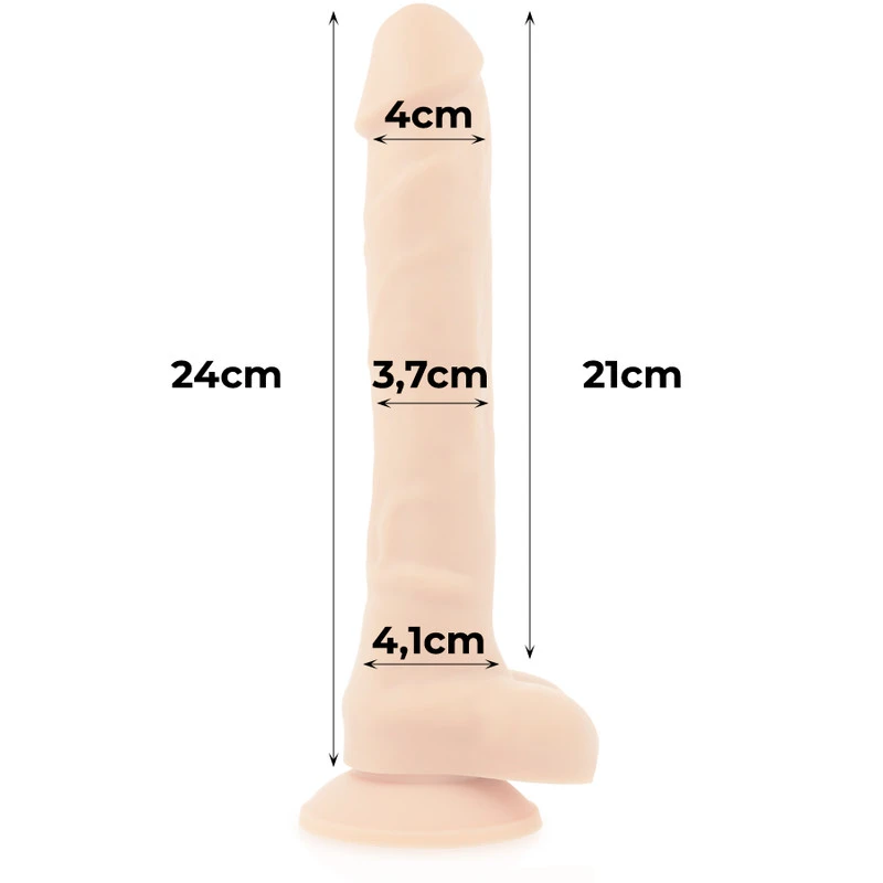 COCK MILLER HÁM + DUPLA SŰRŰSÉGŰ SZILIKON DILDÓ 3 PÉNISZGYŰRŰVEL 24 CM