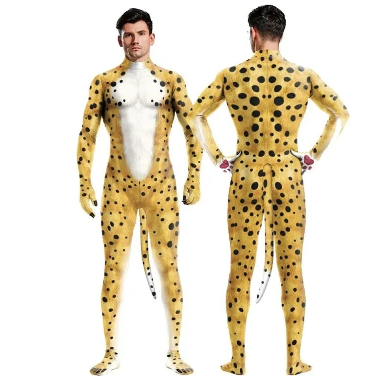 Marsupilami sárga Cosplay öltöny