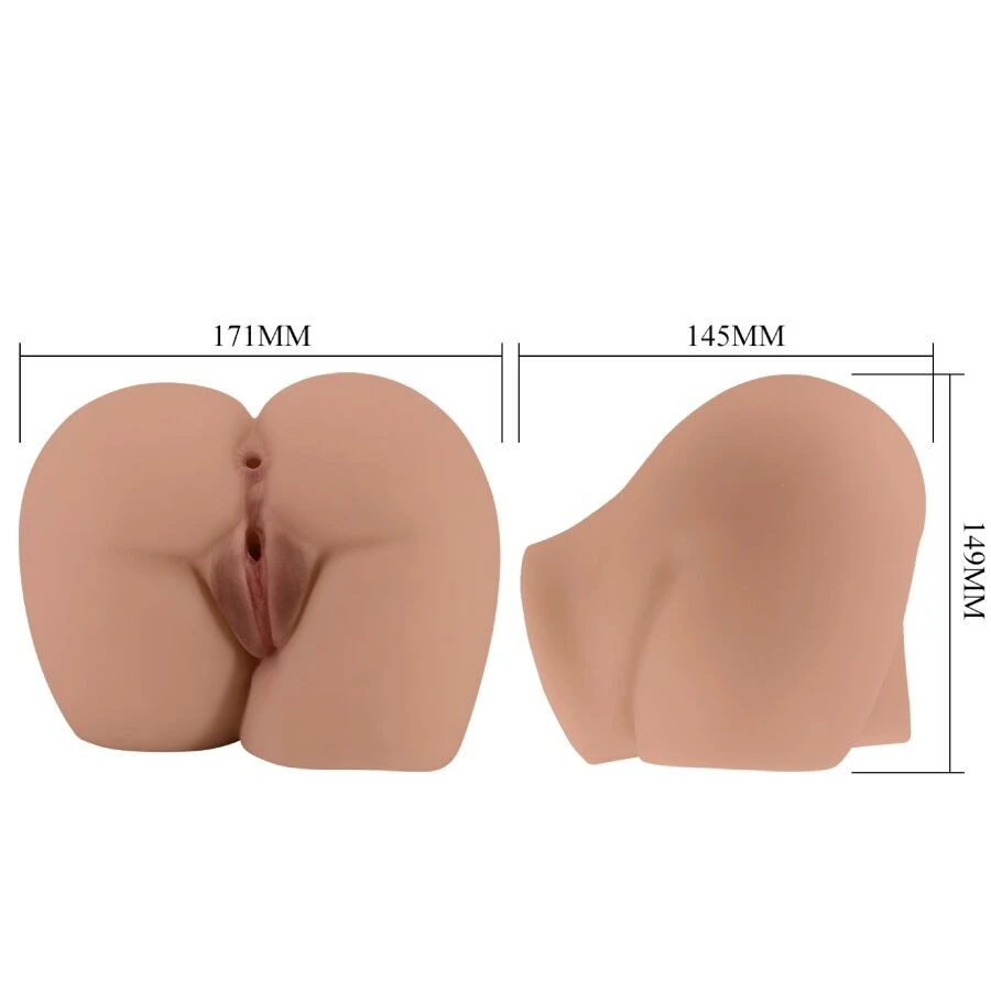 CRAZY BULL - BERNACE REÁLISZTIKUS VAGINÁVAL ÉS ANUSSAL RENDSZERESÍTETT ASS VIBRÁTOR TÁVIRÁNYÍTÓVAL