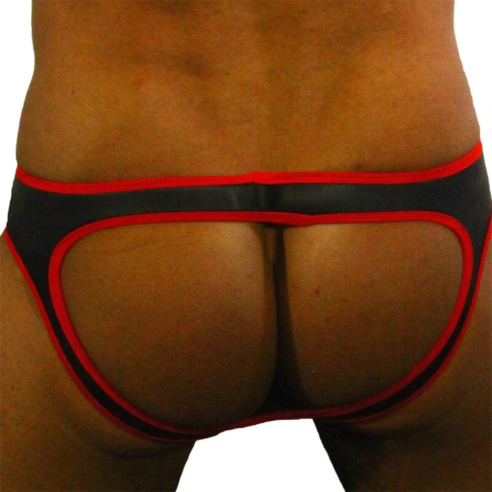 Neoprén Jockstrap fekete-piros