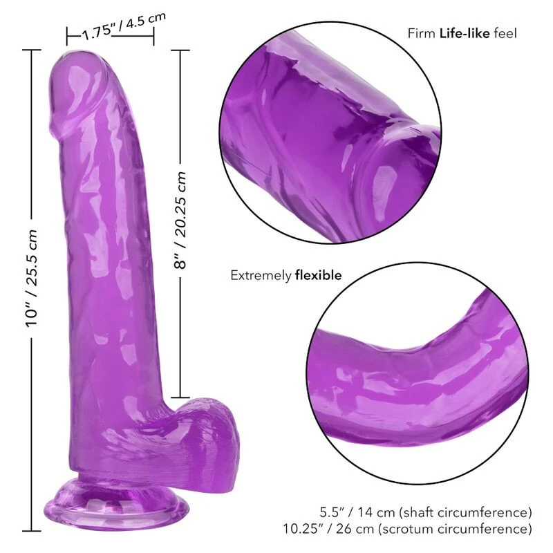 CALEX SIZE QUEEN DILDÓ - LILA 20,3 CM