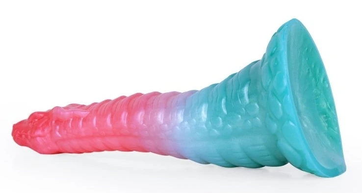 Alien Beast Cyan Rainbow 9.8 "Dildo - E