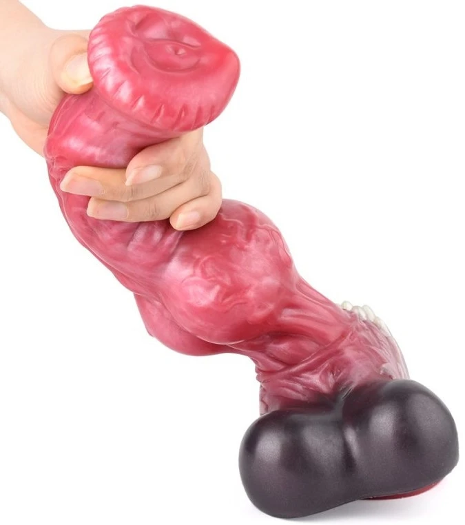 Dildo szőrös farkas L 27 x 9.5cm