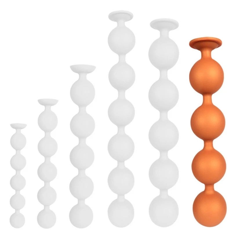 Bulby Butt XXXL Intim Kényeztető Anális Golyók - 45 x 8.7 cm, Narancssárga