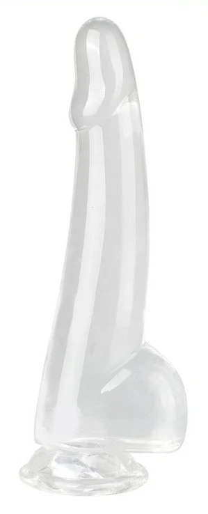 Clear Dong XL átlátszó vibrátor 17 x 4.8cm