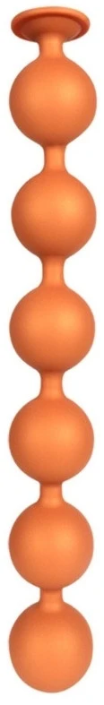 Bulby Butt XXL análgömbök - 49 x 7,7 cm, narancssárga, felfedezésekhez és örömhöz