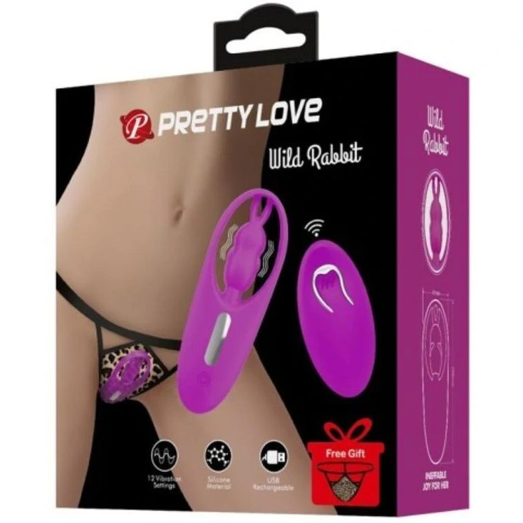 PRETTY LOVE - VADNYÚL STIMULÁTOR BUGYIKHOZ TÁVIRÁNYÍTÓVAL LILA SZÍNBEN