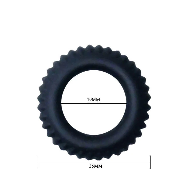 BAILE - TITAN péniszgyűrű FEKETE 1.9 CM