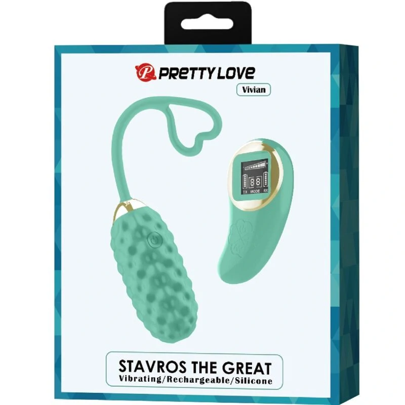 PRETTY LOVE - VIVIAN ZÖLD TÁVIRÁNYÍTÓS VIBRÁLÓ TOJÁS